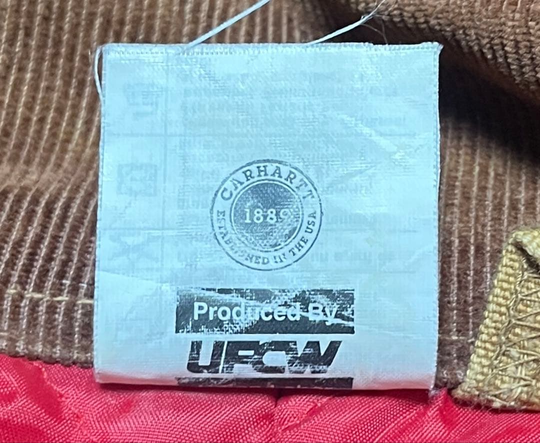 2001年 USA製 Carhartt カーハート オールインワン 中綿 46R