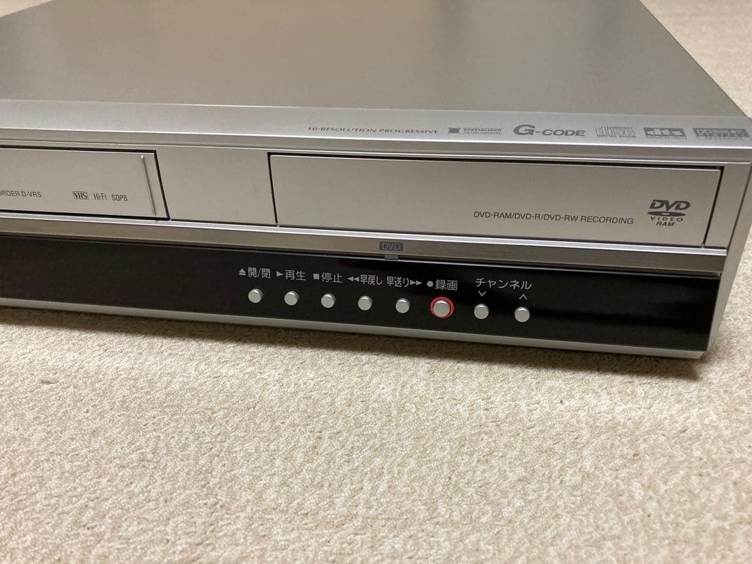 東芝VTR一体型DVDレコーダー　D-VR5