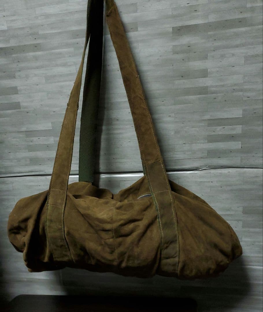 GEOFFREY B.SMALL スエード ドラムバッグ　リメイク