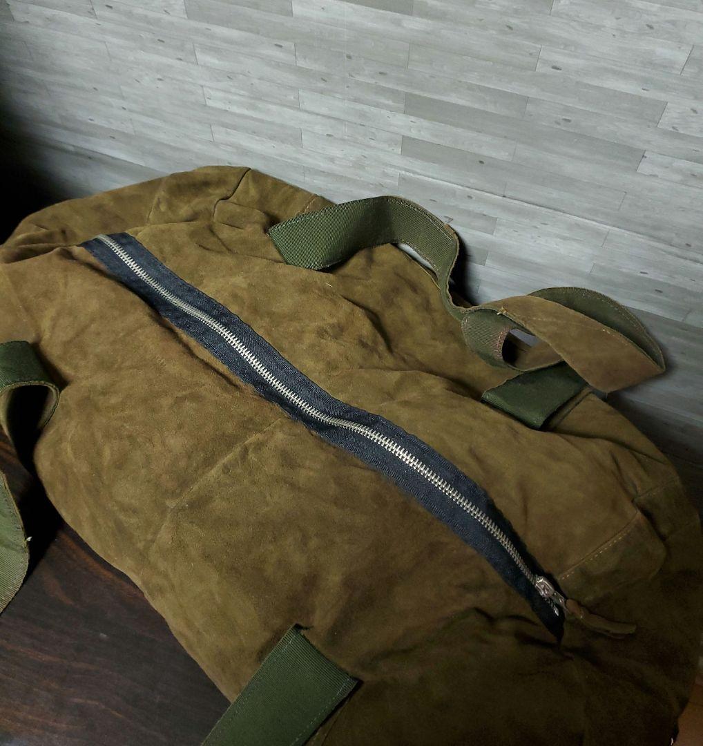 GEOFFREY B.SMALL スエード ドラムバッグ　リメイク