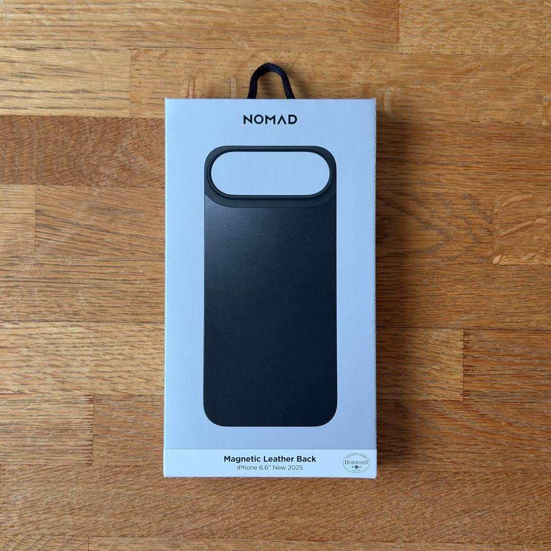 iPhoneアクセサリー NOMAD Magnetic Leather Back - iPhone Air