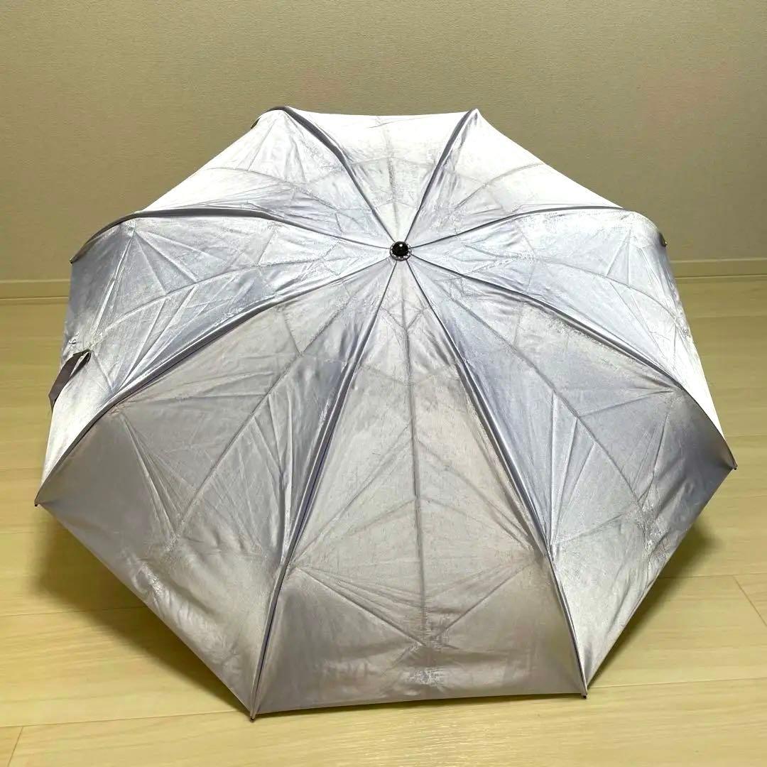 芦屋ロサブラン　折りたたみ　日傘　ライトラベンダー