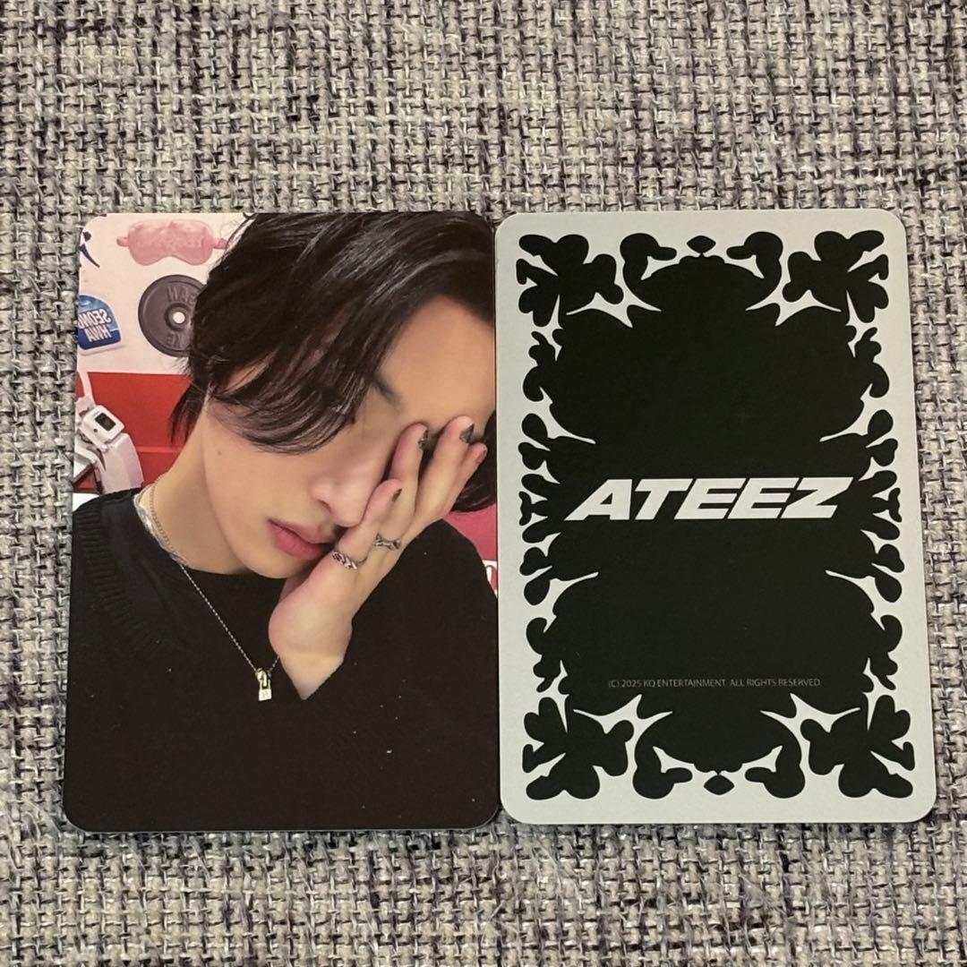 ATEEZ READY CURED GEL NAIL ネイル トレカ ミンギ