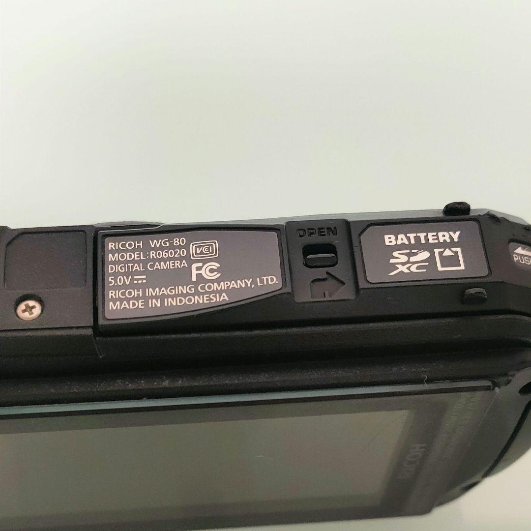 ★RICOHリコーWG-80防水・耐衝撃デジタルカメラ中古品