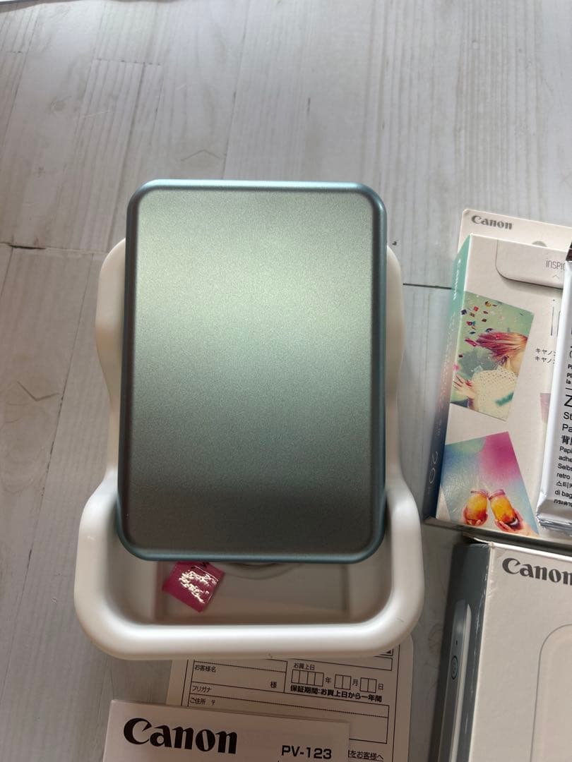 iNSPiC PV-123 ブルー ZINKペーパー 用紙39枚セット