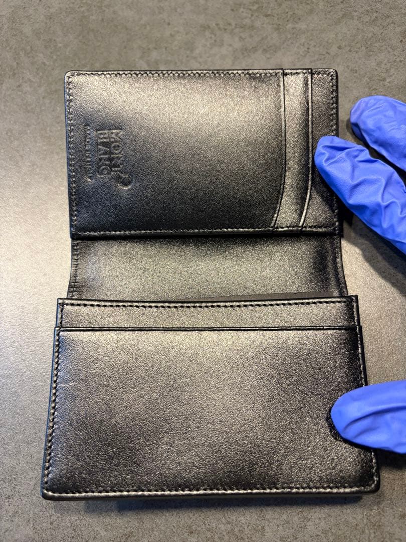 2/28まで【新品未使用】モンブラン 名刺入れ カードケース ブラック