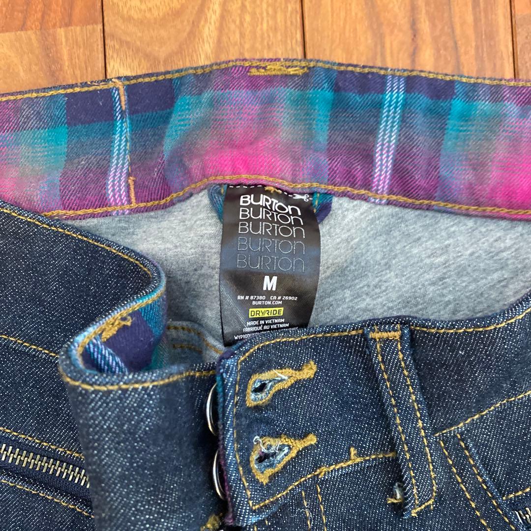 Burton Women DRYRIDE Mデニム スノーボードパンツ［レア品］