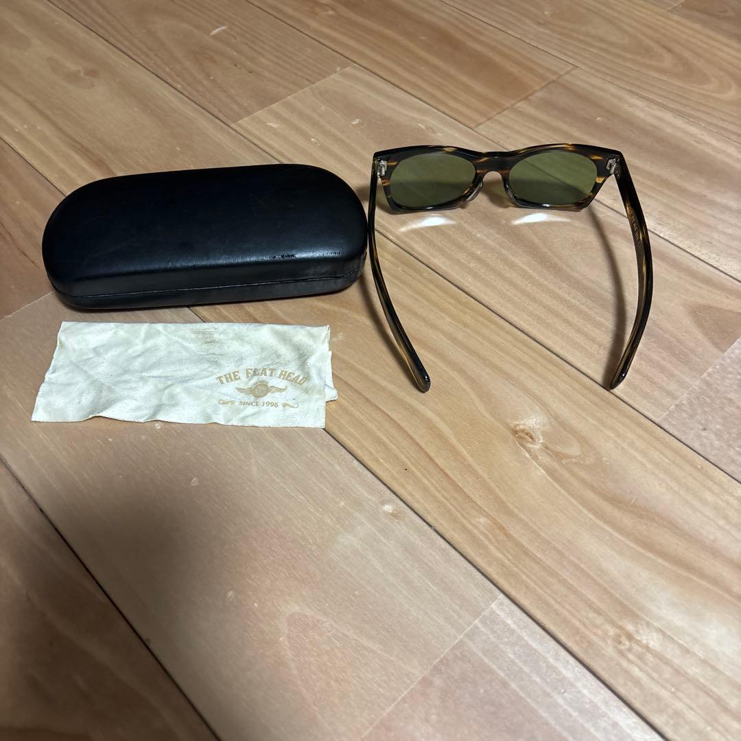 値引き不可。フラットヘッドサングラス