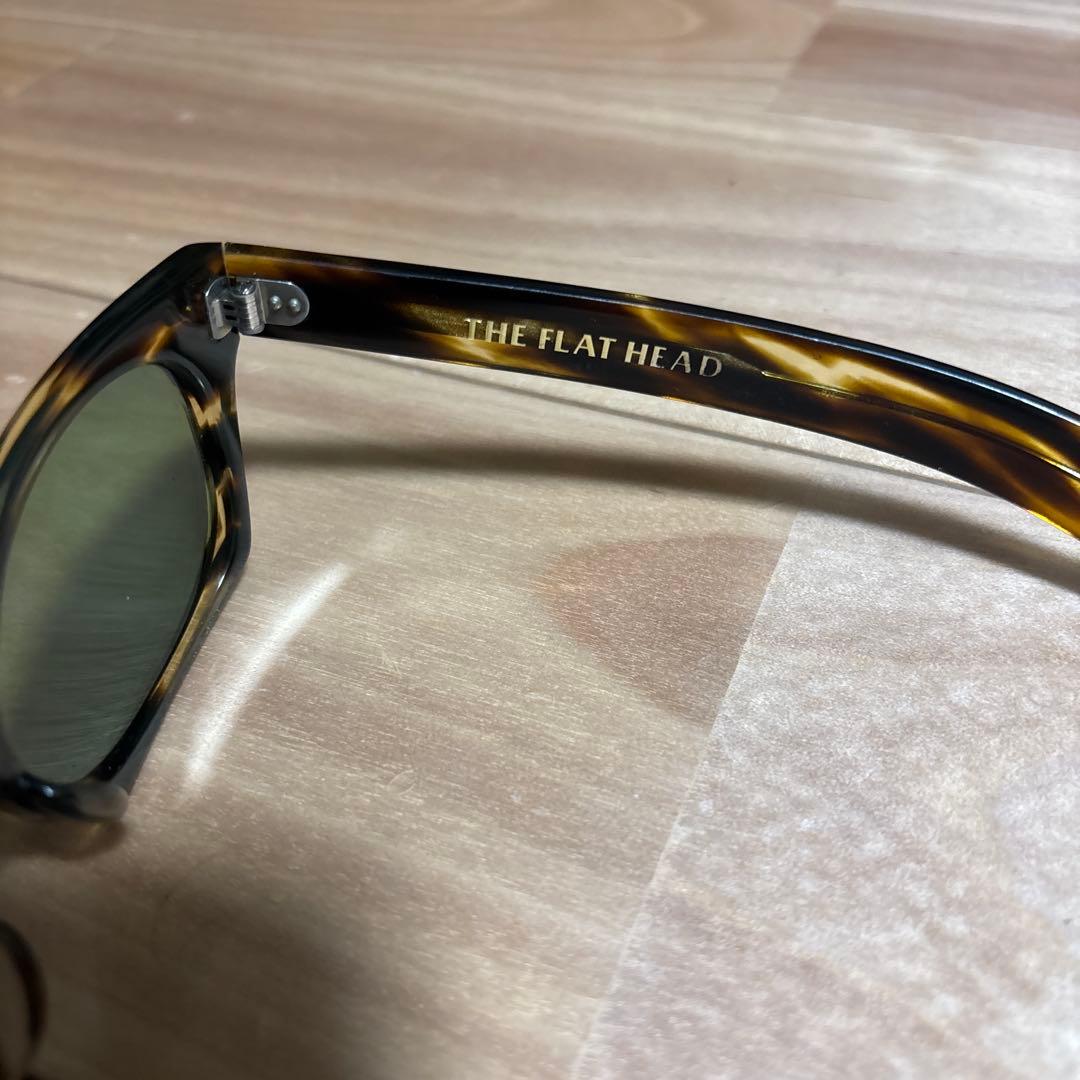 値引き不可。フラットヘッドサングラス