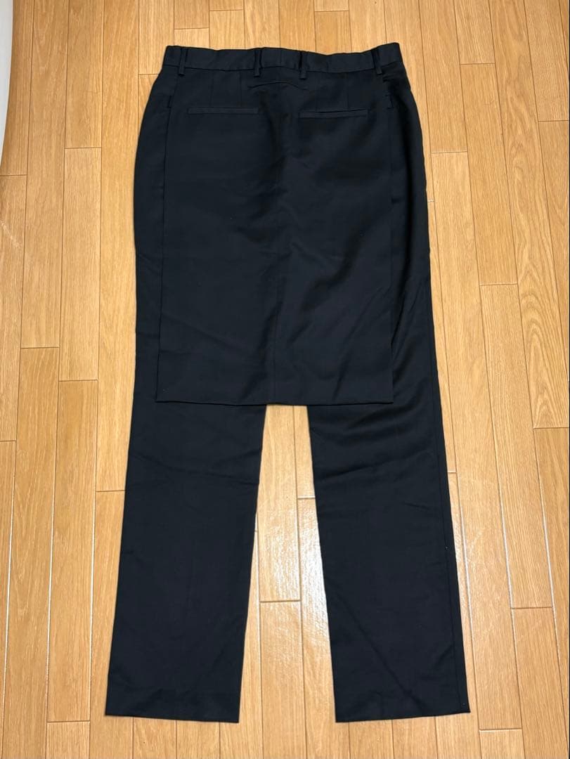 13SS “GIVENCHY” Wool Layered Trousers