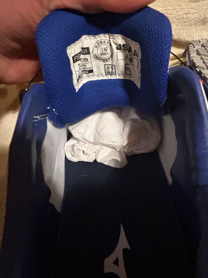 【新品未使用】　Mizuno BOAスポーツシューズ ホワイト/ブルー