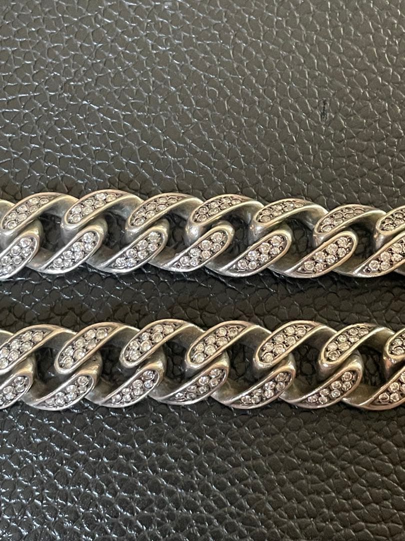 Kubizm NEXUS7 ウォレットチェーン シルバー925 ジルコニア