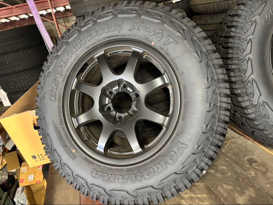 ENKEI 18インチ マットブラックホイール + YOKOHAMAタイヤセット