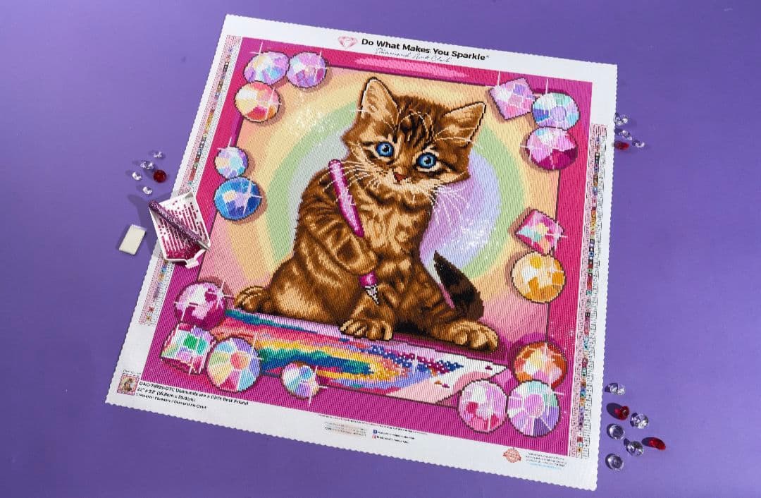 ダイヤモンドアートクラブ DAC キット 猫