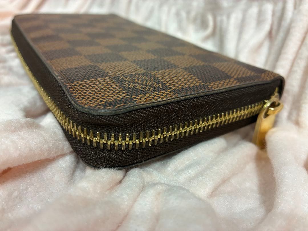 【美品】ルイヴィトン ダミエ エベヌ ジッピーウォレット 長財布