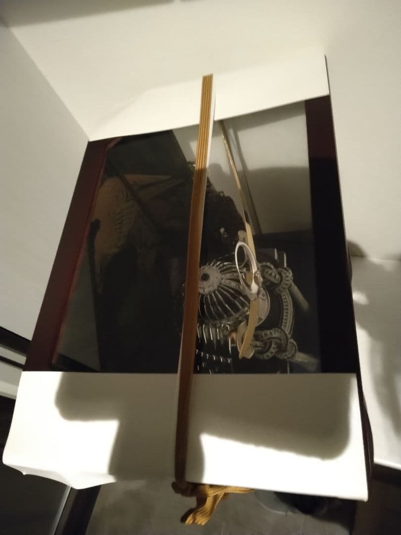 五月人形 兜飾り　福仙　ガラスケース　上杉謙信