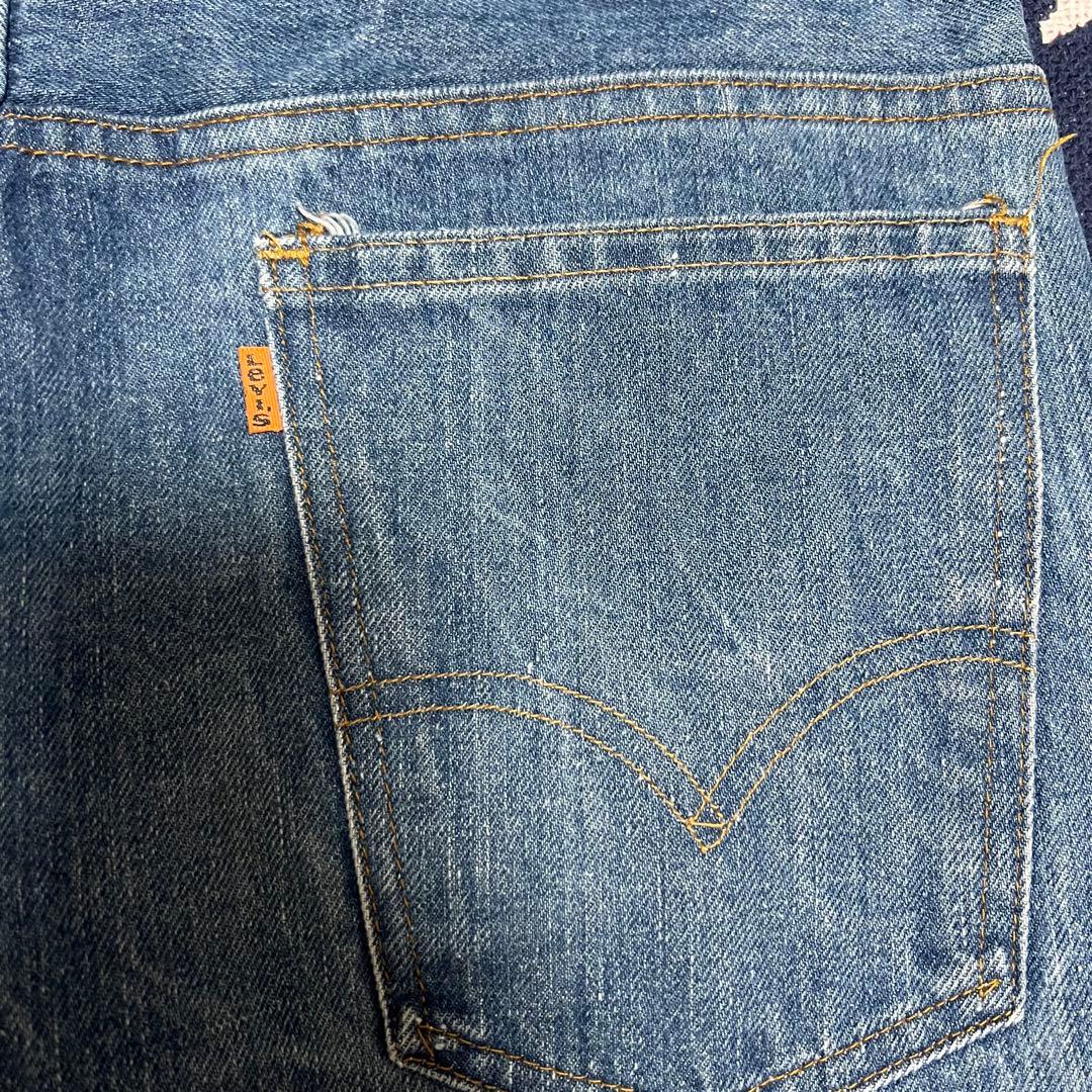 USA製 ボタン裏8 66後期 Levi's リーバイス519 ストレート