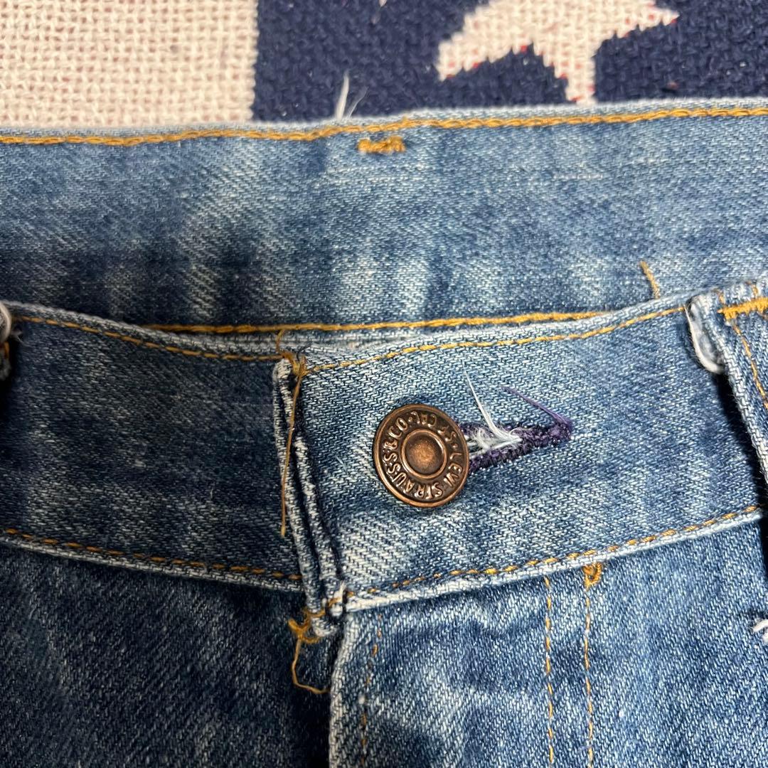 USA製 ボタン裏8 66後期 Levi's リーバイス519 ストレート