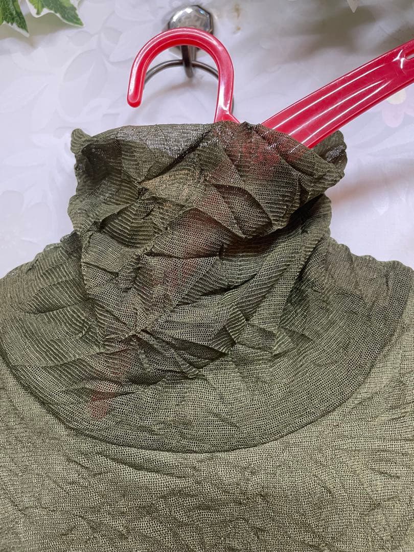 ニッキー217【丈短め】裏起毛で暖か♪メッシュAラインTU(KH)