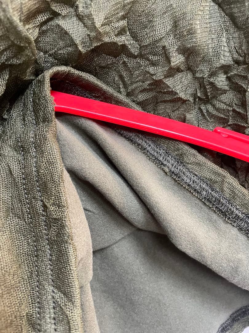 ニッキー217【丈短め】裏起毛で暖か♪メッシュAラインTU(KH)