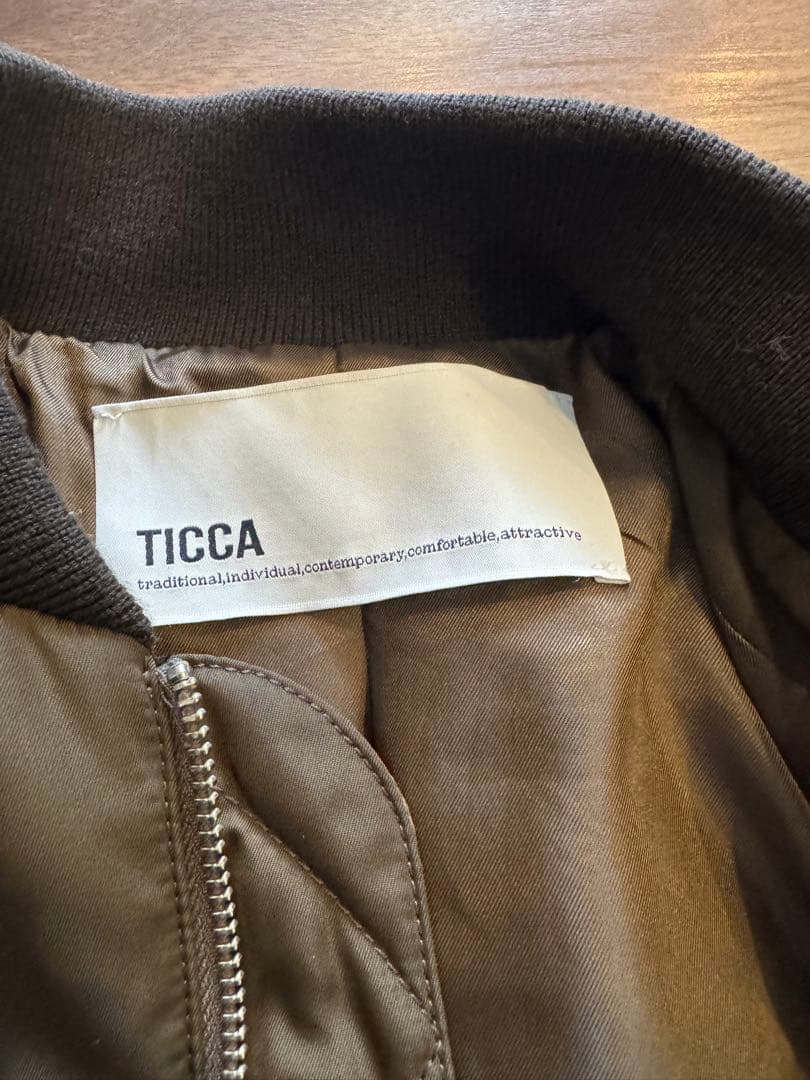 ま*ゃ様 TICCA　MA―1 ミドルコート