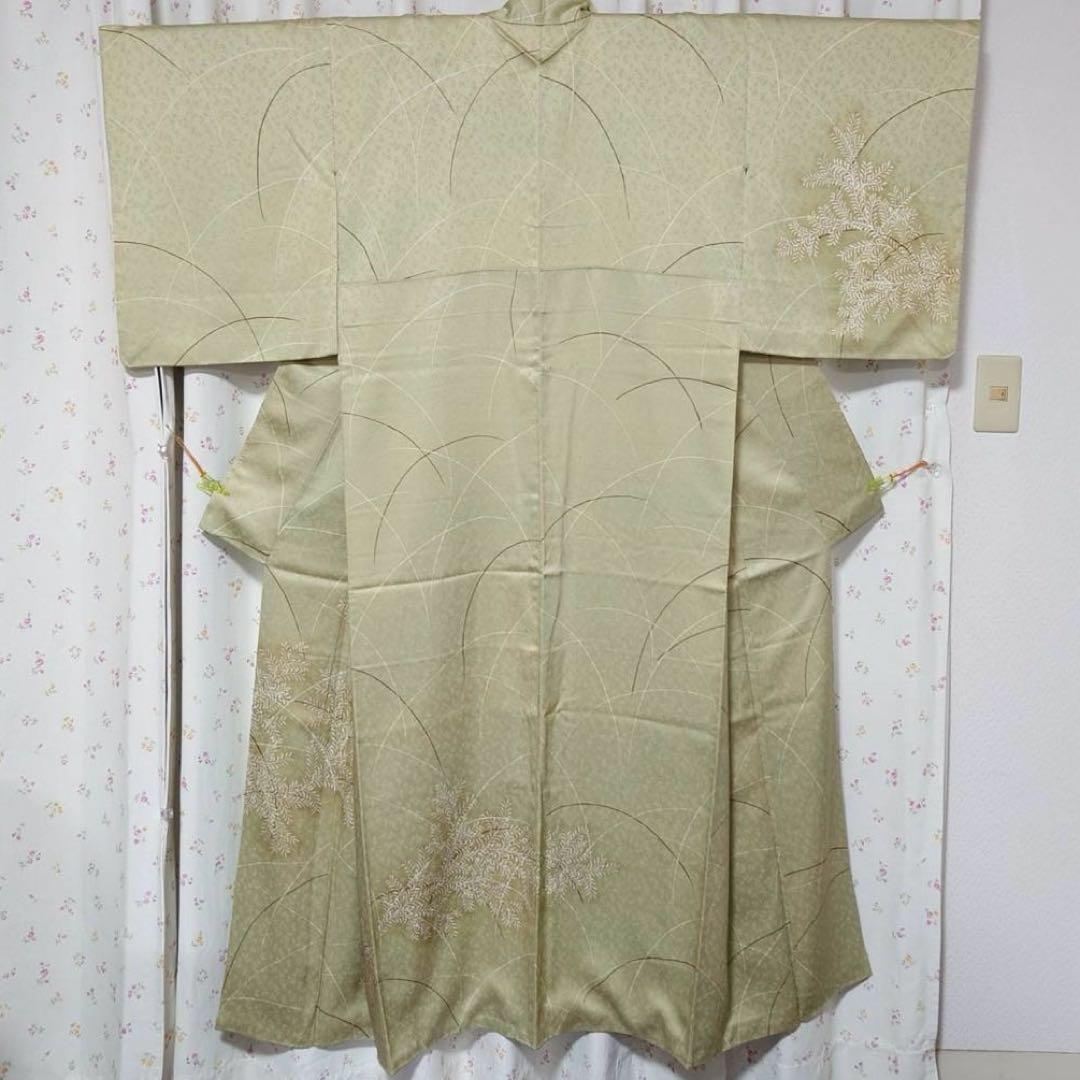 フ9977未使用近い　美品　袷　正絹　訪問着　フルセット