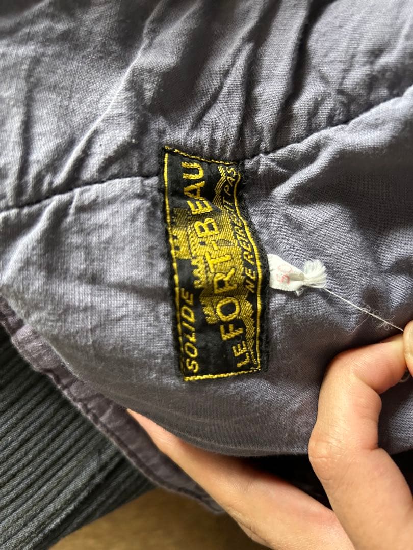 50s French \"LE FORT-BEAU\" ストライプピケパンツ