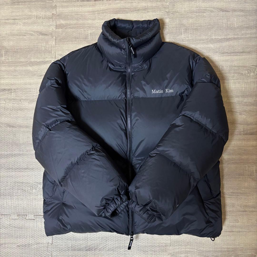 Matin Kim ブラック ダウンジャケット FREE