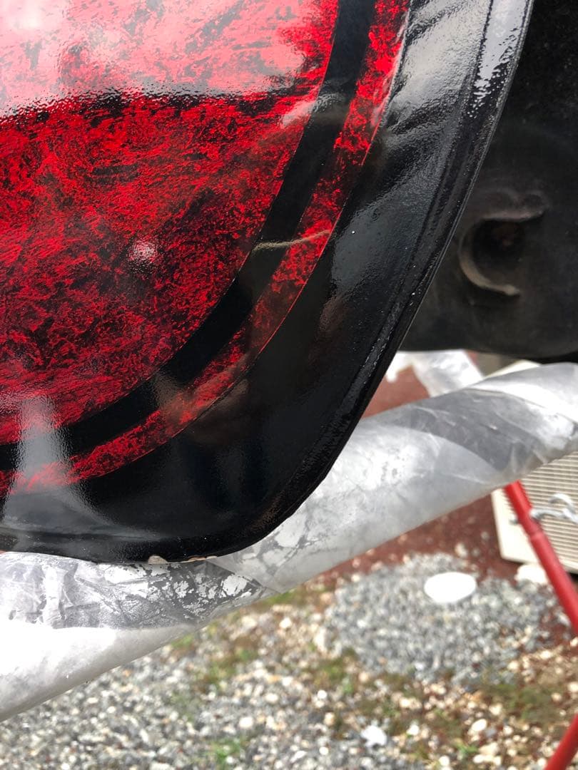 ゼファー400 ゼファーχ ガソリンタンク　ラップ塗装