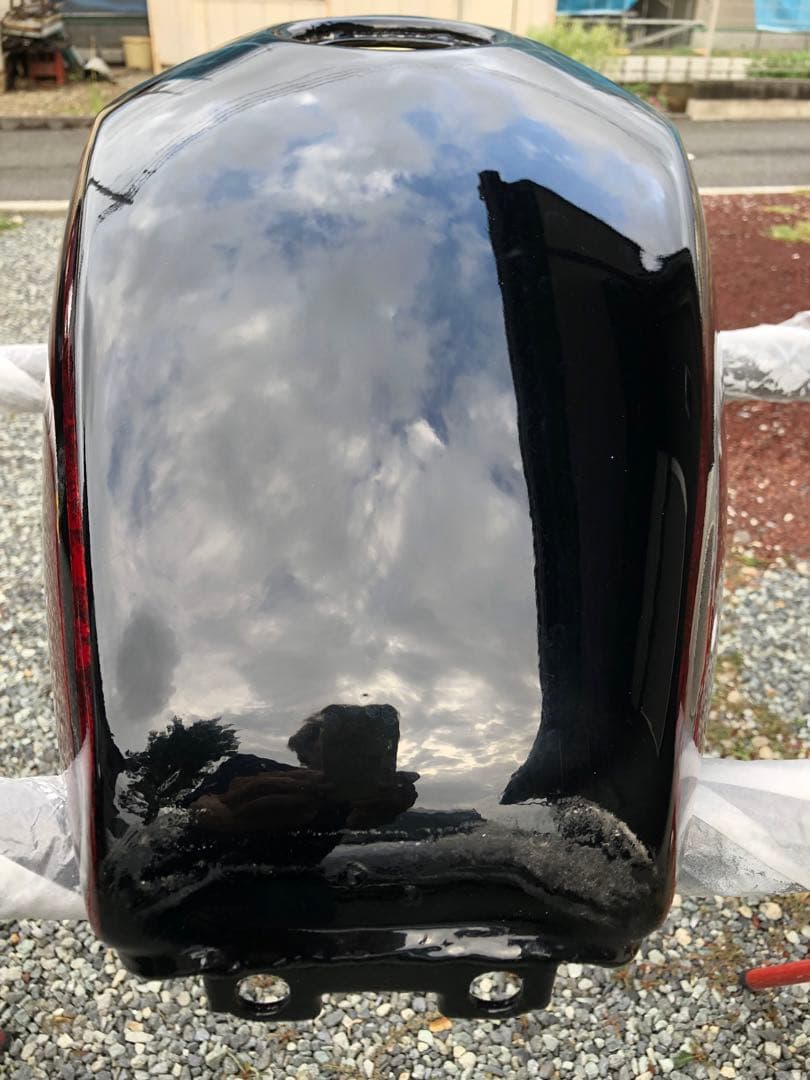 ゼファー400 ゼファーχ ガソリンタンク　ラップ塗装