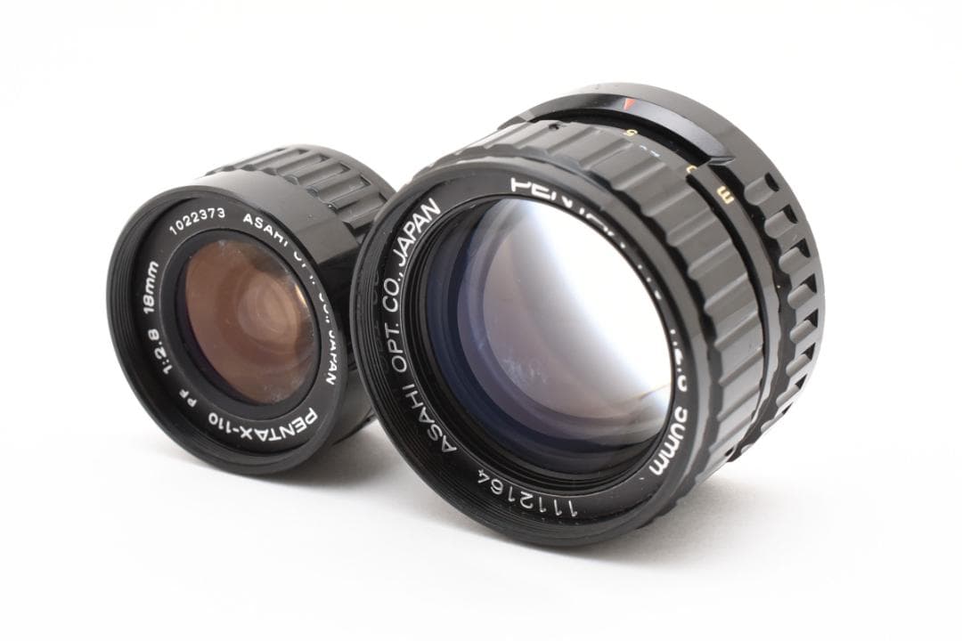 ＃245★動作品★PENTAX AUTO 110 レンス2本セット