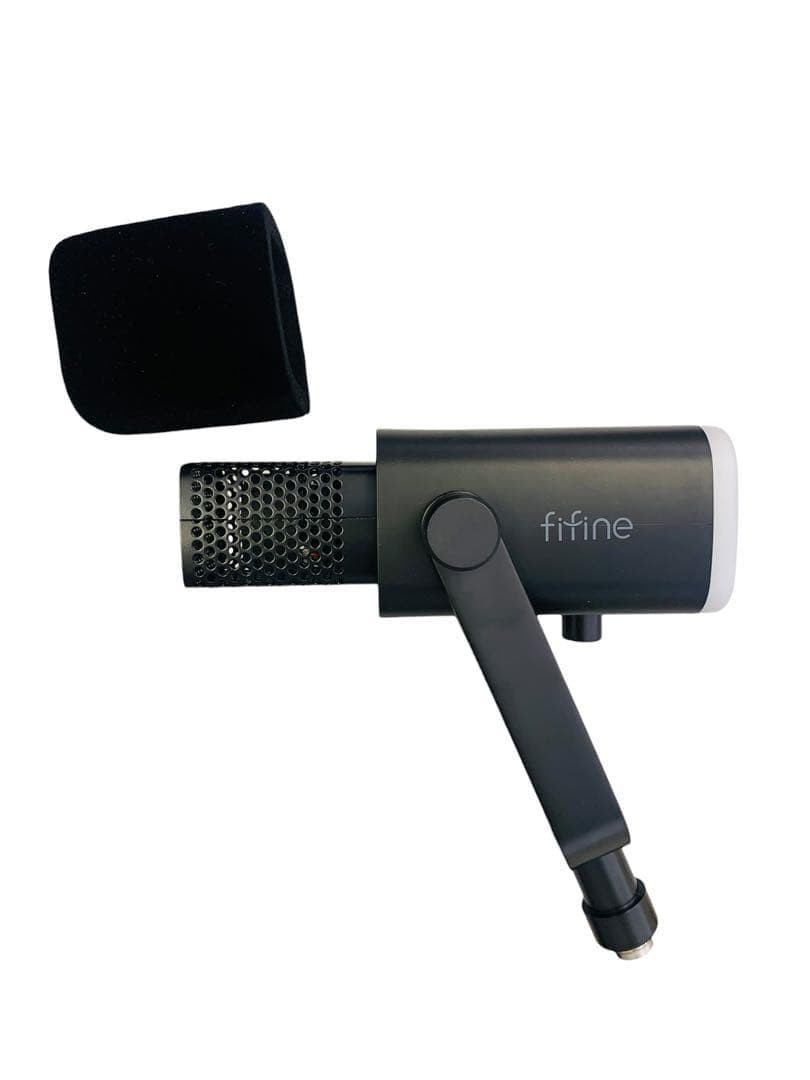 【開封済・未使用】FIFINE AM8T ゲーミングマイク アーム スタンド付き