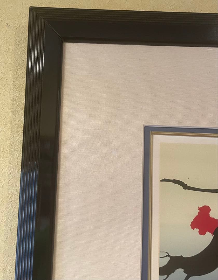 ★送料込み！美品　定価120万大作アイベンロール　レッドリーフ　本人サインあり。