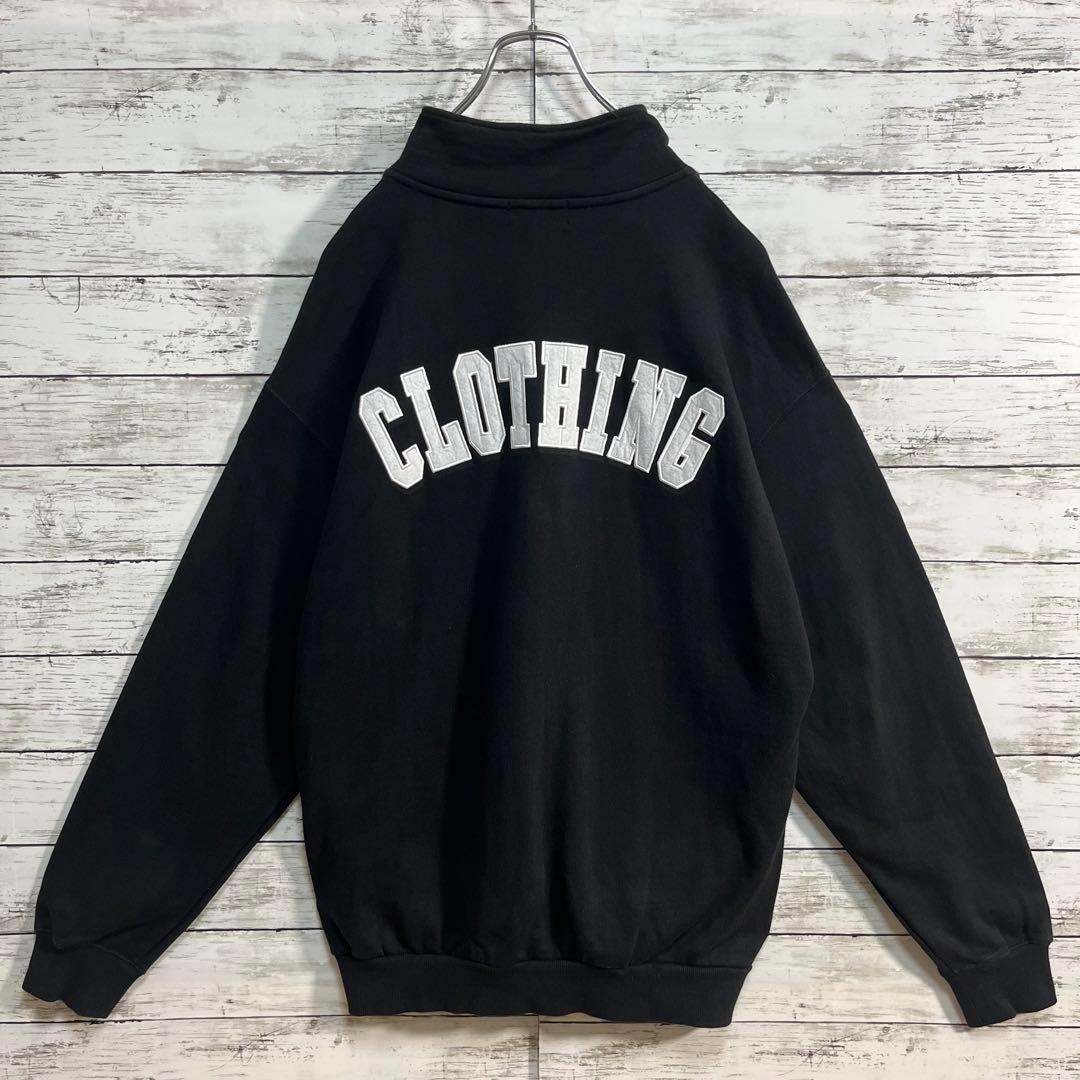 【美品】XLARGE ハーフジップ アーチロゴ L