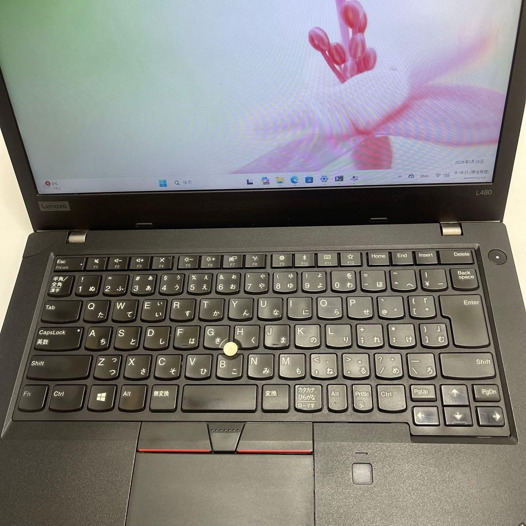 #946 レノボThinkpad L480 i5-8250U 8GB 256GB