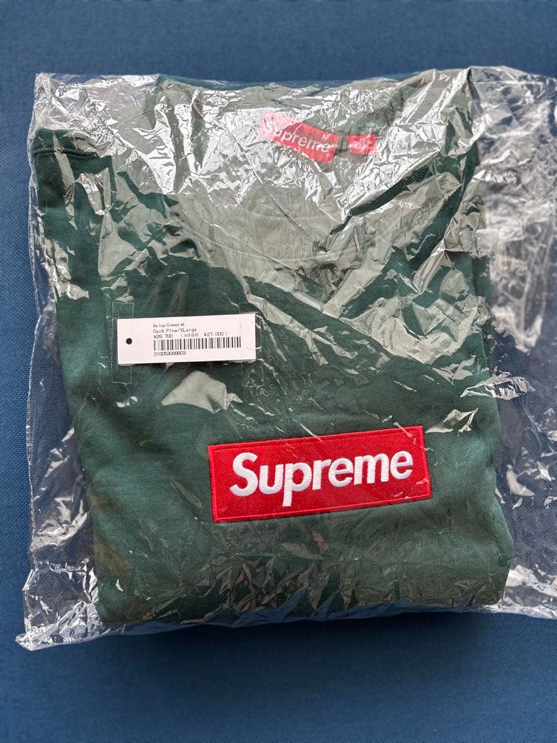 Supreme 22F/W Boxロゴ Crewneck ボックスロゴ　パーカー