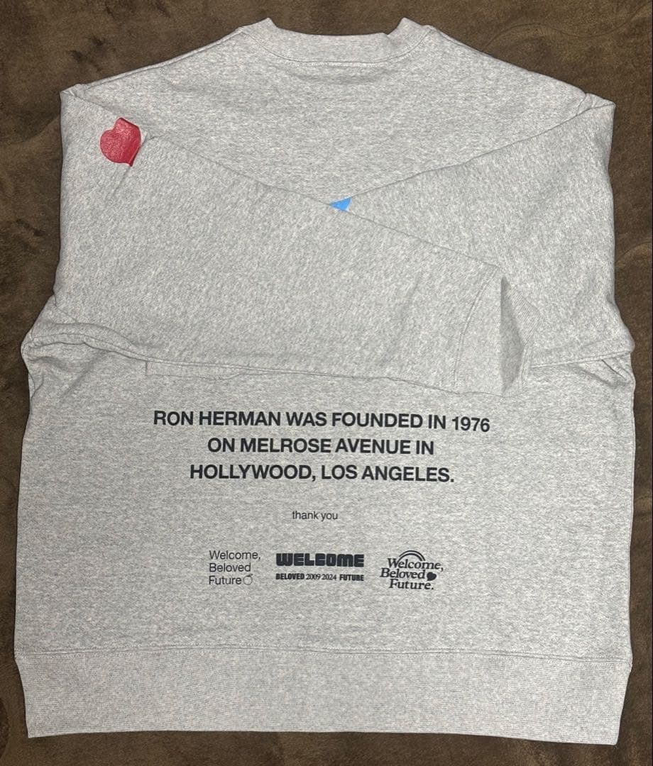 Ron Herman 15th限定 スウェット グレーXS