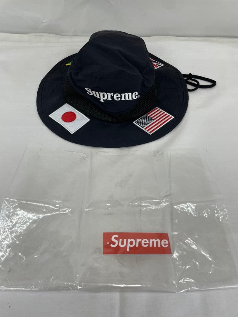 帽子 knmen140-0266 Supreme FLAGS HAT