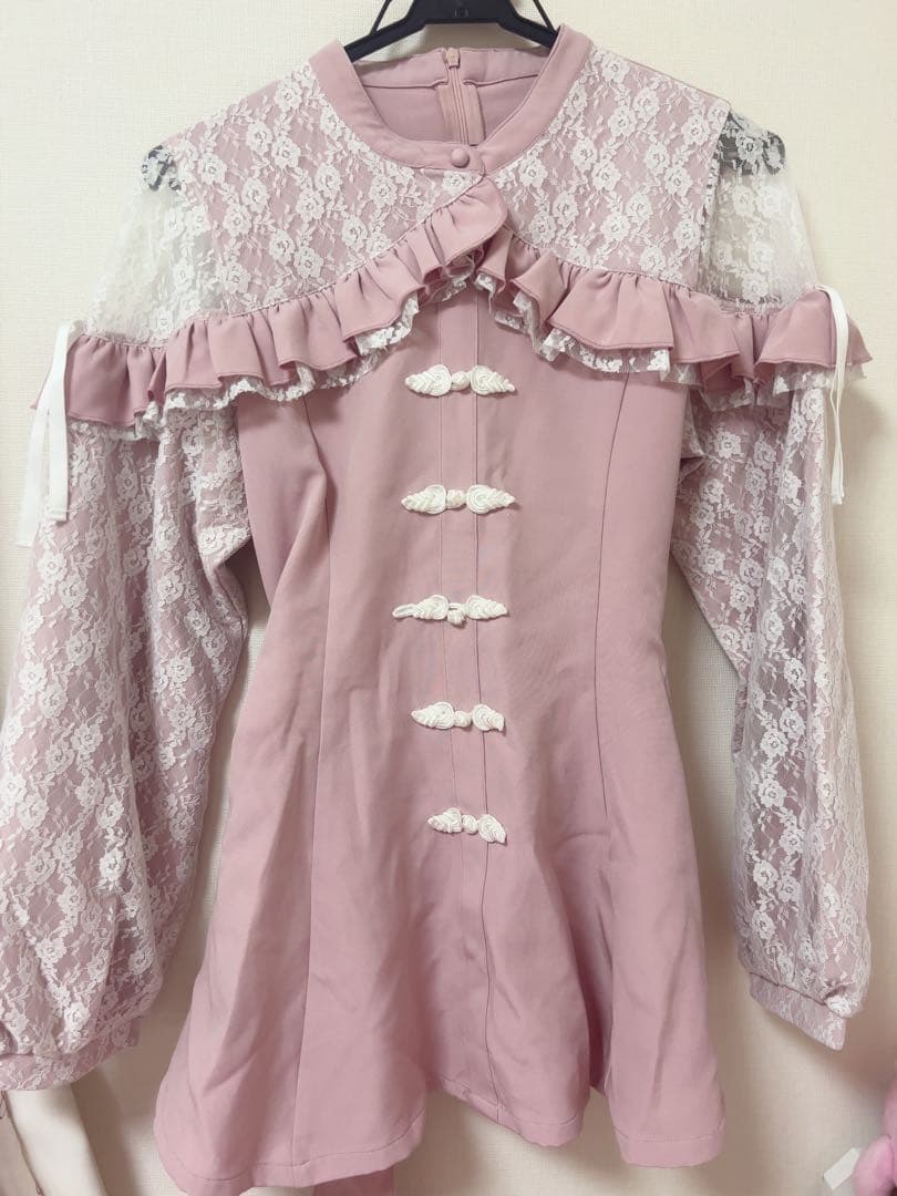 Palelfy ボレロ風チャイナコンビネゾン