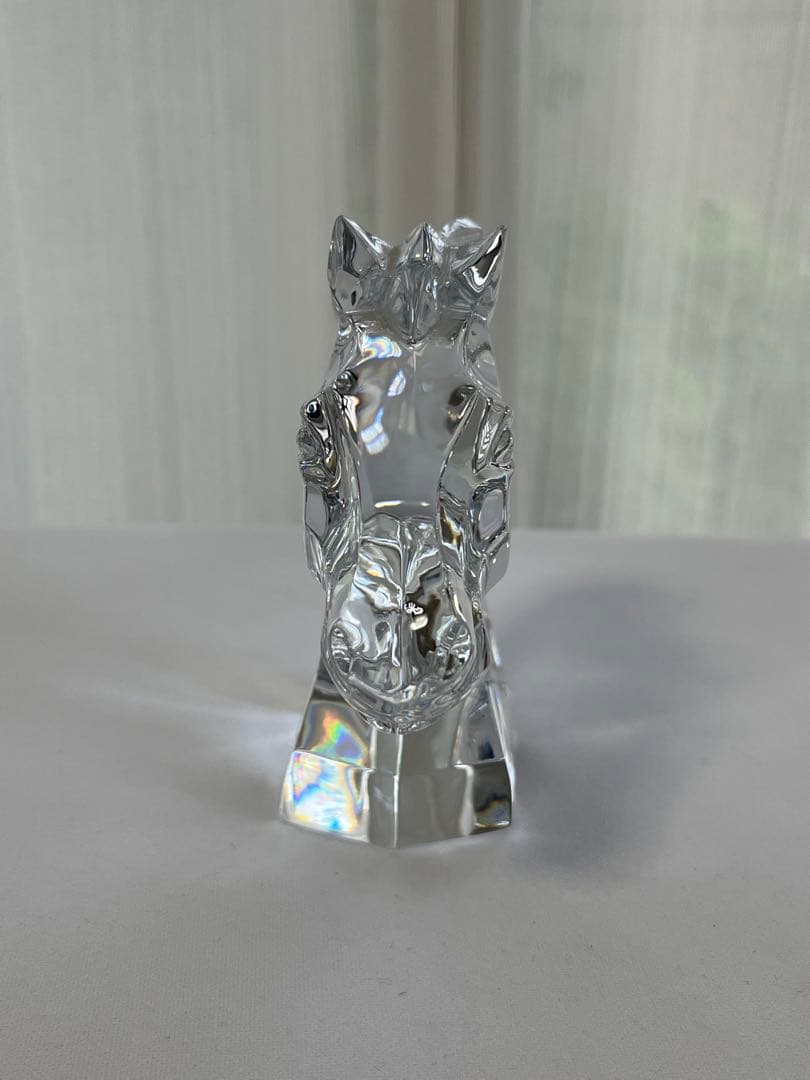 BACCARAT バカラ　ホースヘッド 置物