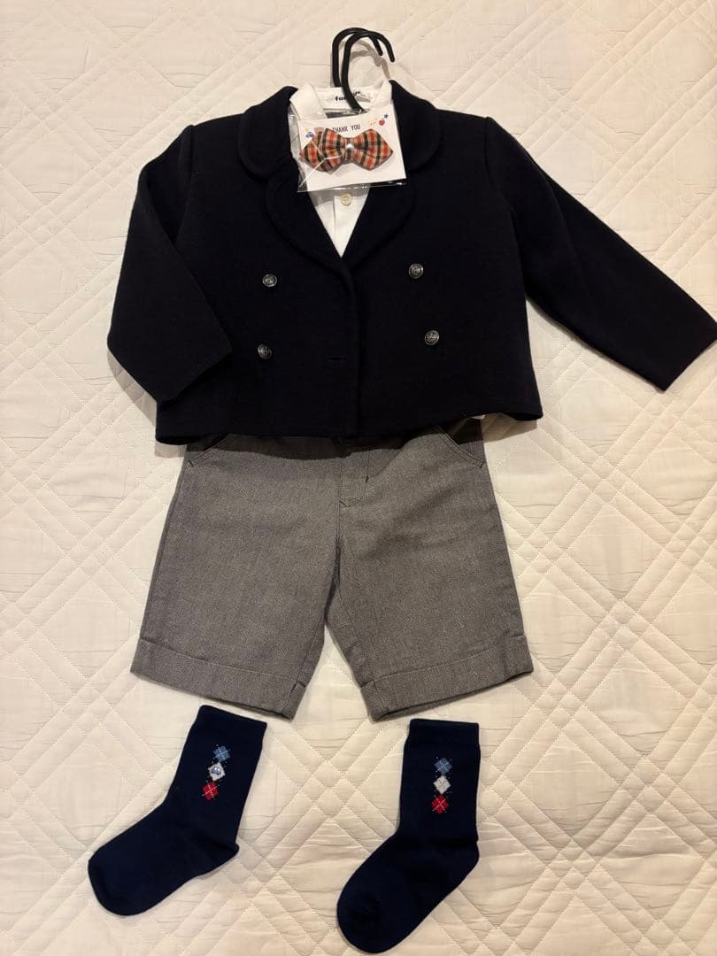 ✨1回着用✨【ファミリア】　フォーマル衣装　100㎝