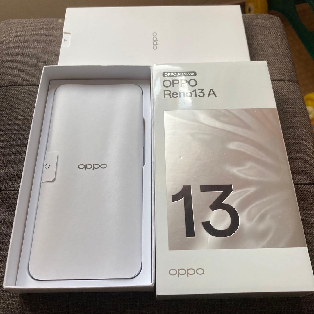 新品未使用　OPPO Reno13A 本体128gb アイスブルー simフリー