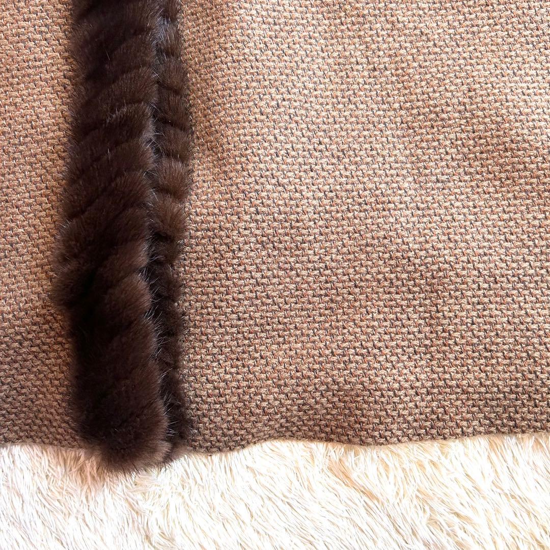 d*2様 【極美本毛皮✨️ミンク カシミヤ100%】 BALMAIN Paris