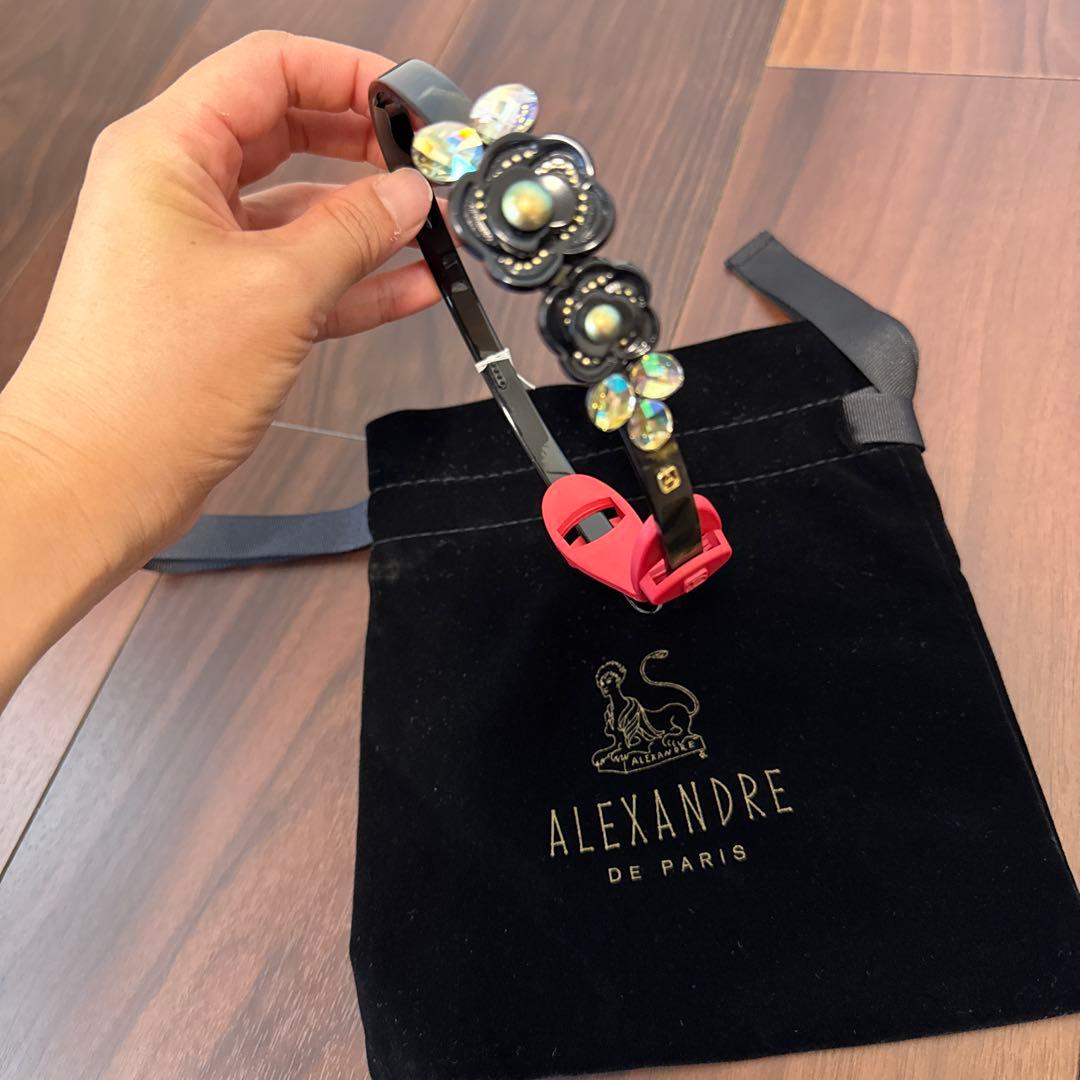 【新品タグ付き】 ALEXANDRE DE PARIS カチューシャ