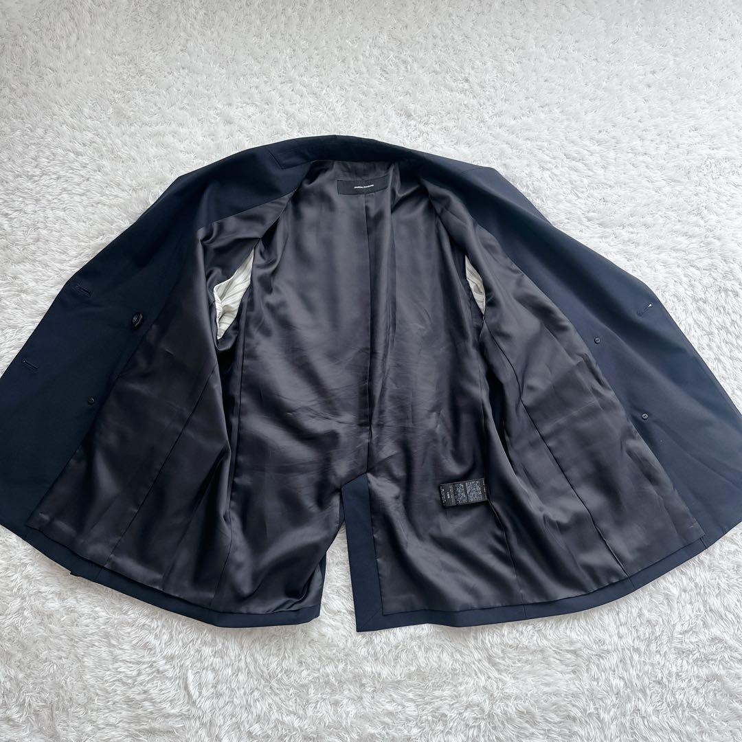 ◯【未使用級】JS オケージョン　トロストレッチジャケット　スカート　ネイビー