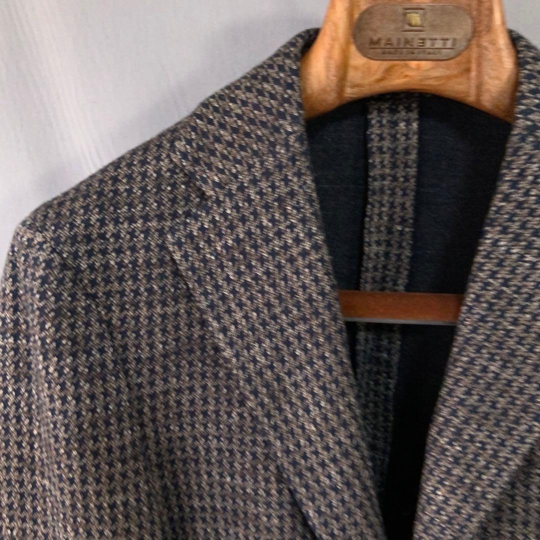 LARDINI ラルディーニ ジャケット ハウンドトゥース 44 伊製