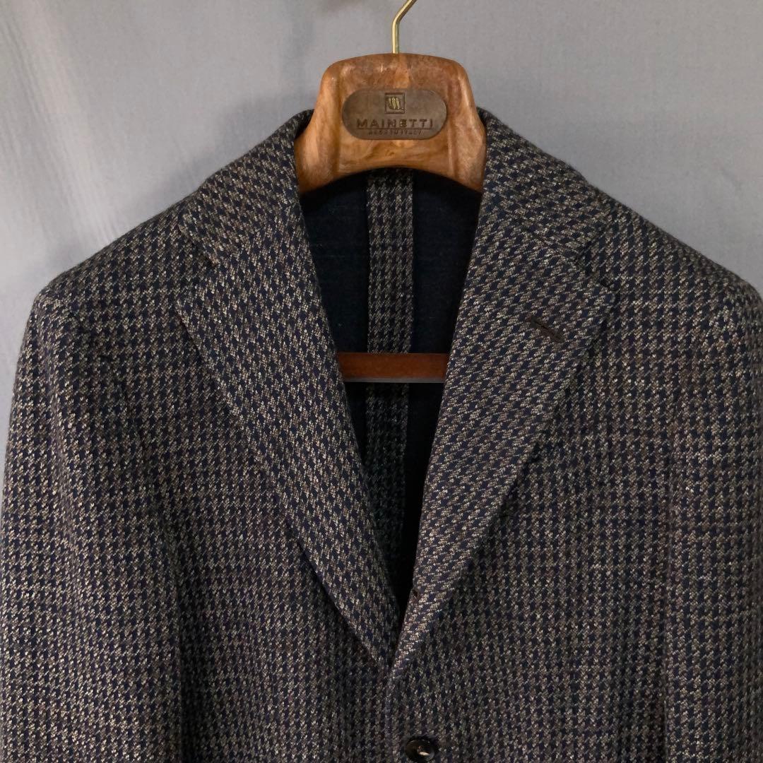 LARDINI ラルディーニ ジャケット ハウンドトゥース 44 伊製
