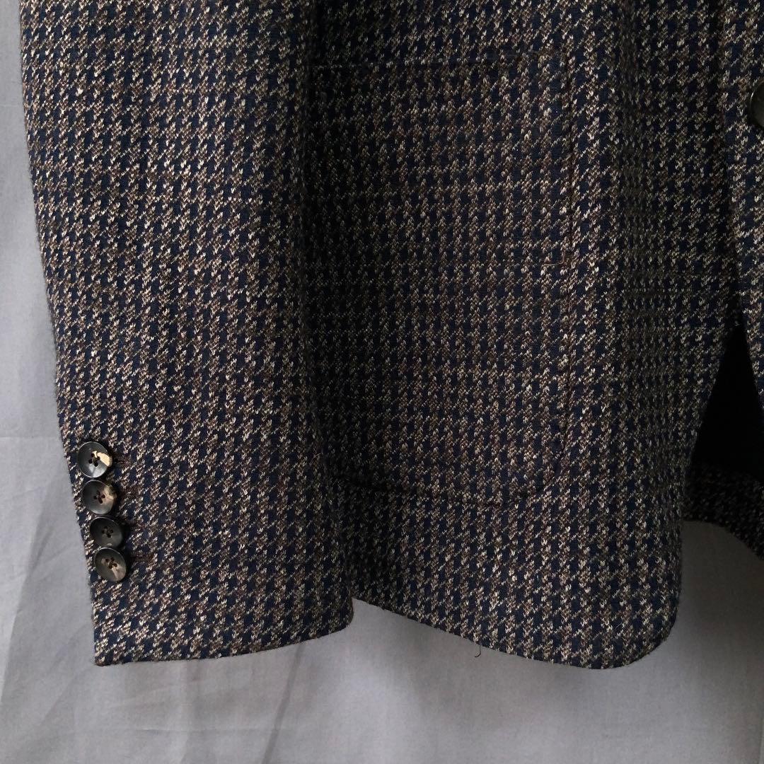 LARDINI ラルディーニ ジャケット ハウンドトゥース 44 伊製
