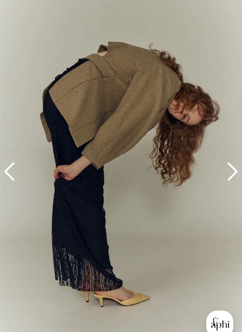 eaphi　CURVE CUT LINE JACKET