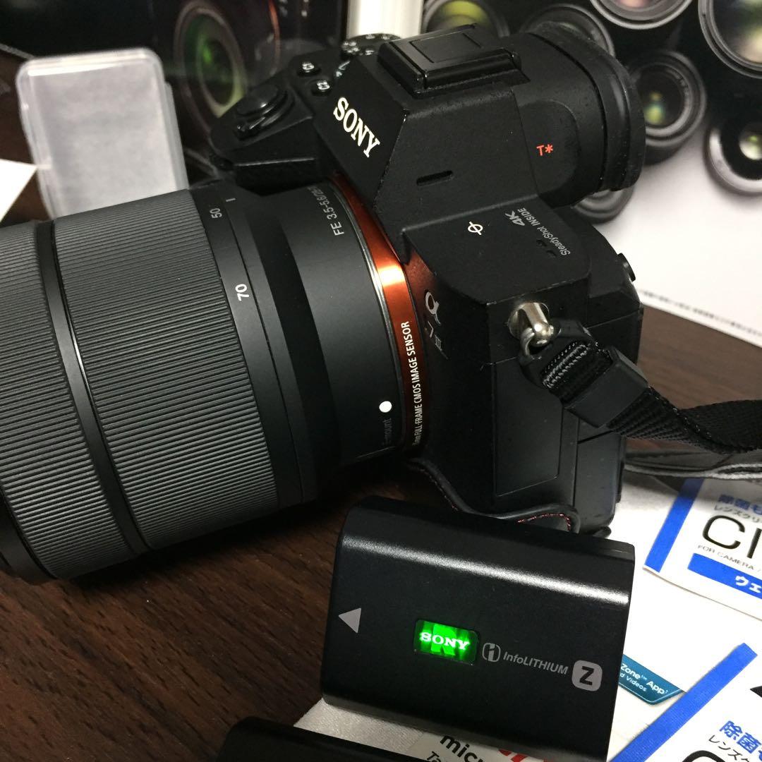 すぐ使える★付属品多数★SONY★α7Ⅲ★ILCE-7M3K★a7Ⅲ★レンズ付き